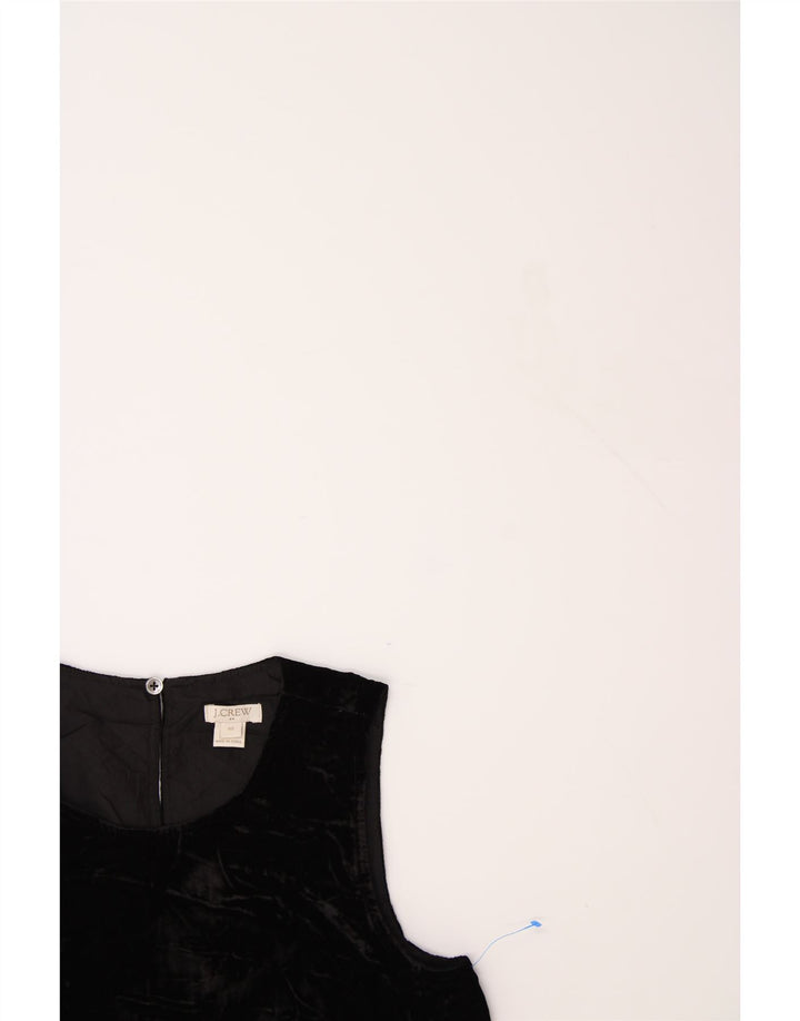 J. CREW Womens Sleeveless Blouse Top US 00 2XS Black Viscose Vintage J. Crew and Second-Hand J. Crew from Messina Hembry 