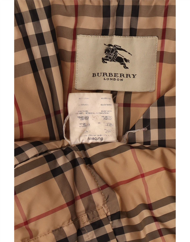 Ανδρικό παλτό BURBERRY UK 40 Large Black Polyamide Classic