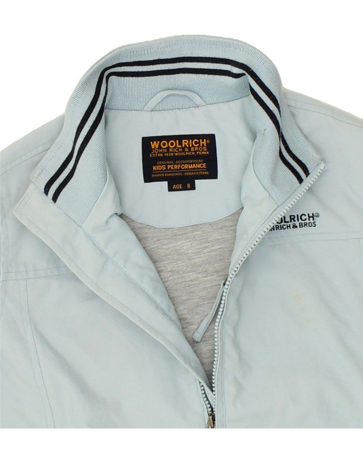 WOOLRICH Boys Bomber Jacket 7-8 Years Blue Nylon Vintage Woolrich and Second-Hand Woolrich from Messina Hembry 