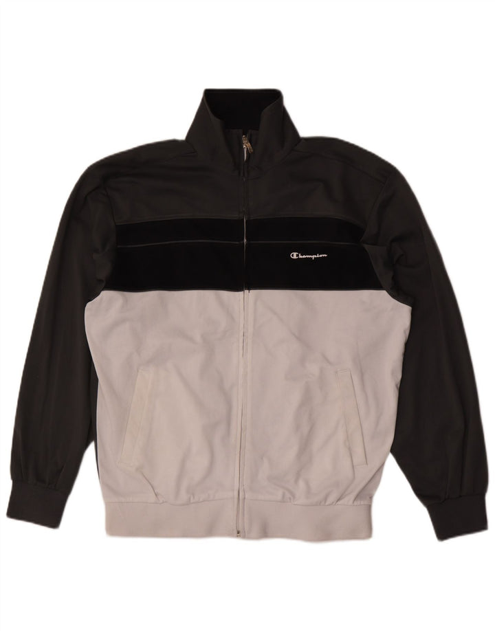 Ανδρική αθλητική φόρμα Champion Top Jacket μεσαίου γκρι χρώματος πολυεστέρας