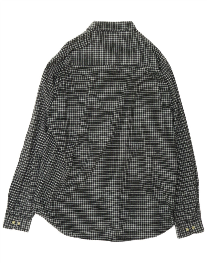 Ανδρικό πουκάμισο Tom Tailor 2XL Green Check Cotton
