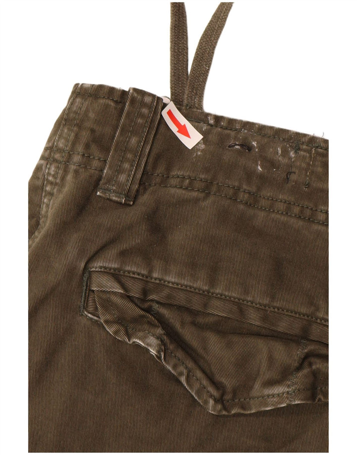 Ανδρικό σορτς Cargo Superdry W34 Large Khaki Cotton Army