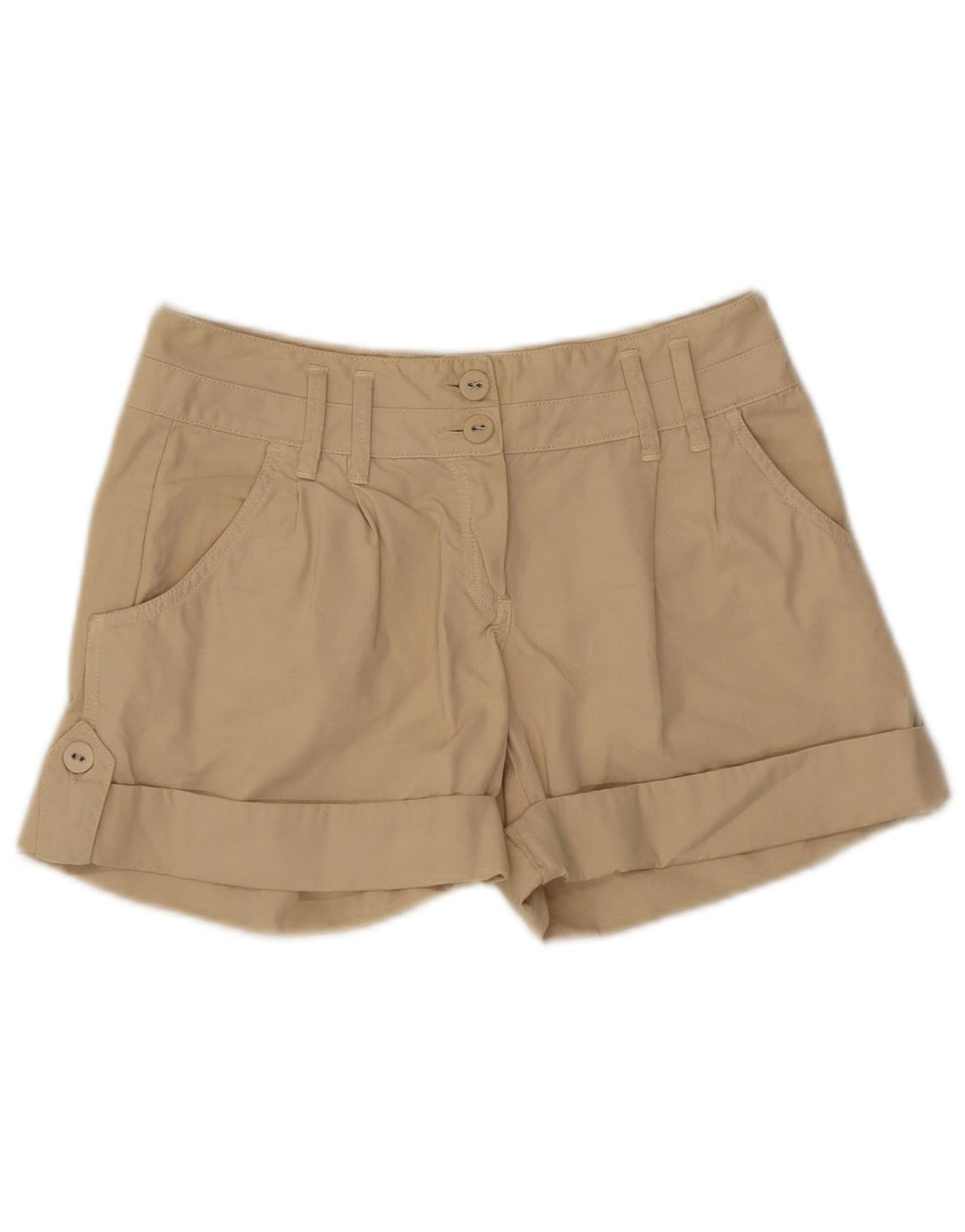 Massimo Dutti Γυναικείο Casual σορτς EU 36 Small W27 Μπεζ βαμβακερό