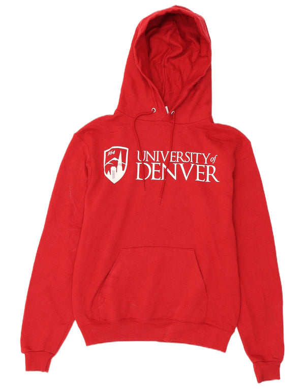 Champion Mens Denver Graphic Hoodie Jumper Μικρό κόκκινο βαμβακερό