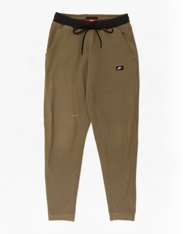 Ανδρική φόρμα Nike Παντελόνι Joggers Small Khaki Colourblock Βαμβακερό