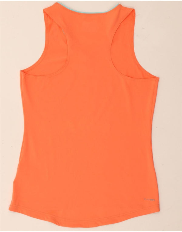 Reebok Γυναικείο Γιλέκο Τοπ UK 12/14 Μεσαίο Πορτοκαλί Πολυεστέρας