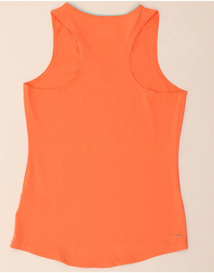 Reebok Γυναικείο Γιλέκο Τοπ UK 12/14 Μεσαίο Πορτοκαλί Πολυεστέρας
