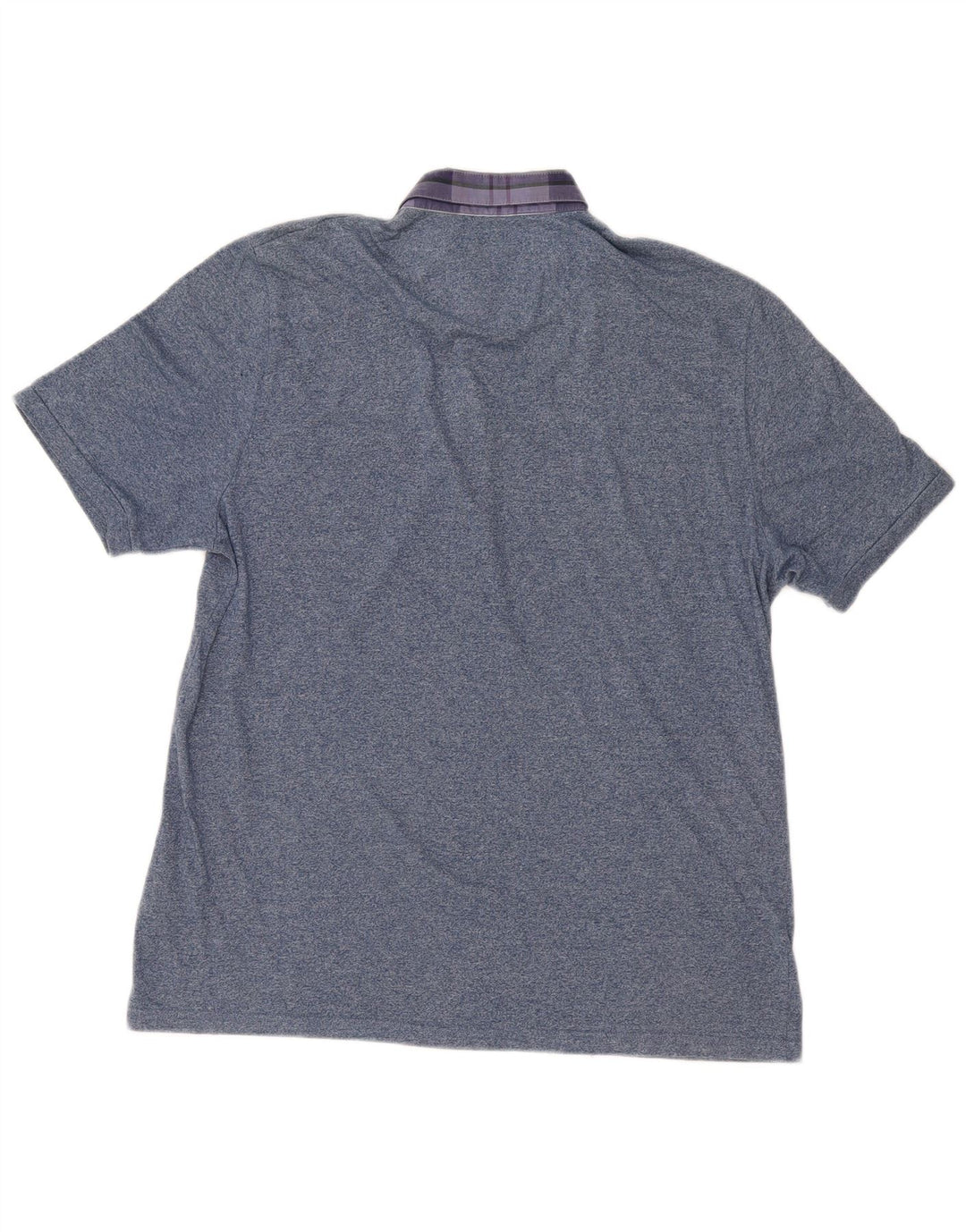Ανδρικό μπλουζάκι πόλο Ted Baker, νούμερο 6 2XL, βαμβακερό σε μπλε φλύκταινες