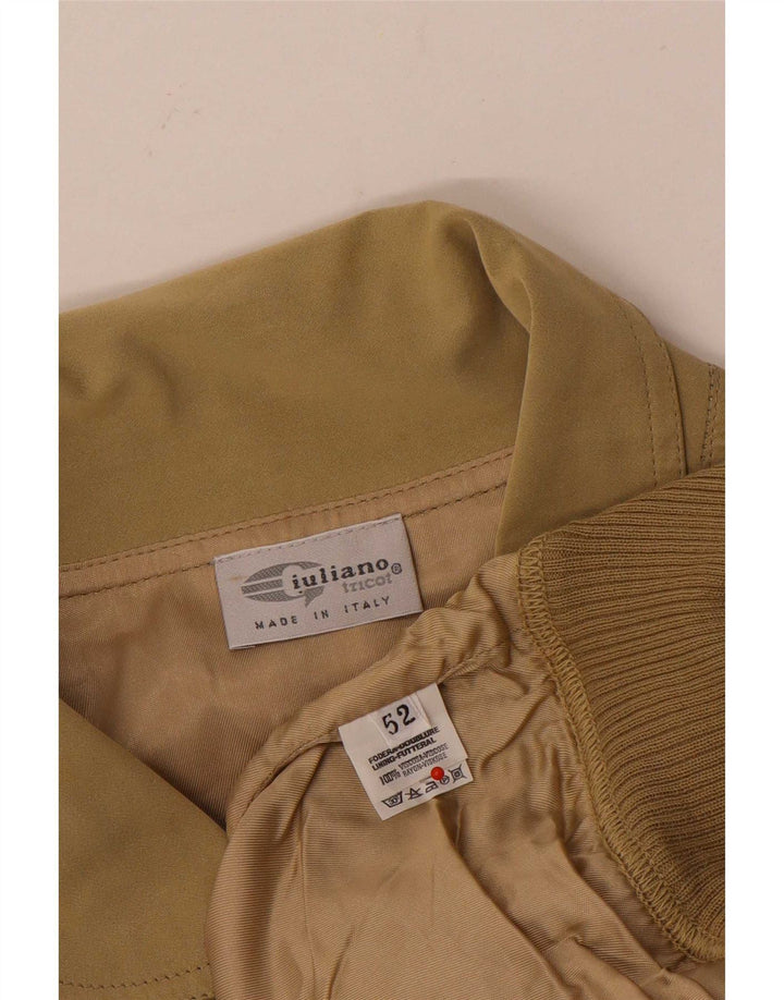 Vintage Ανδρικό Μπουφάν Bomber IT 52 XL Beige Colourblock