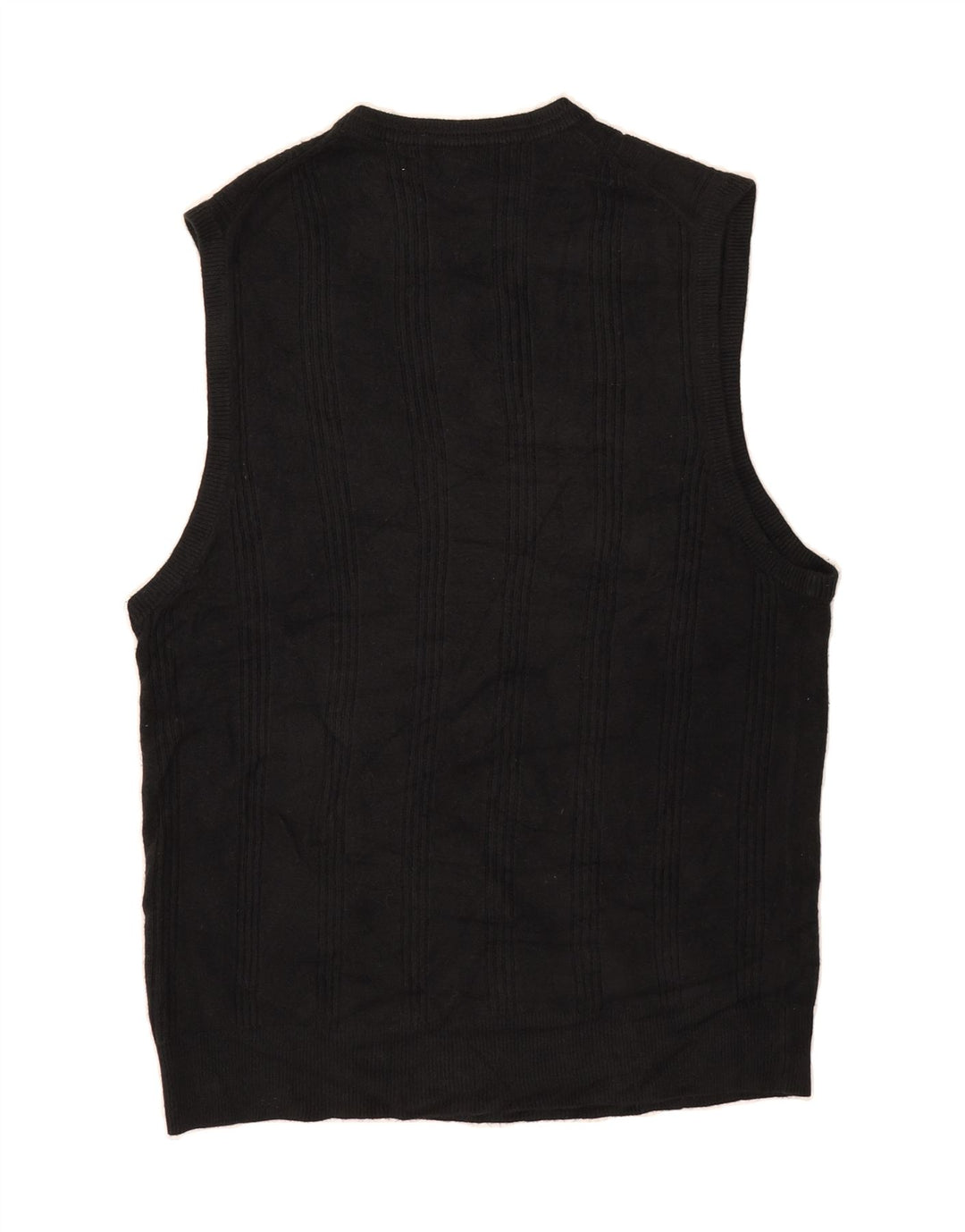 DOCKERS Mens Vest Tank Top XL Black Acrylic Vintage Dockers and Second-Hand Dockers from Messina Hembry 