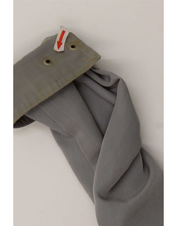 Vintage Ανδρικό Loose Fit Bomber Jacket UK 38 Medium Grey Polyester