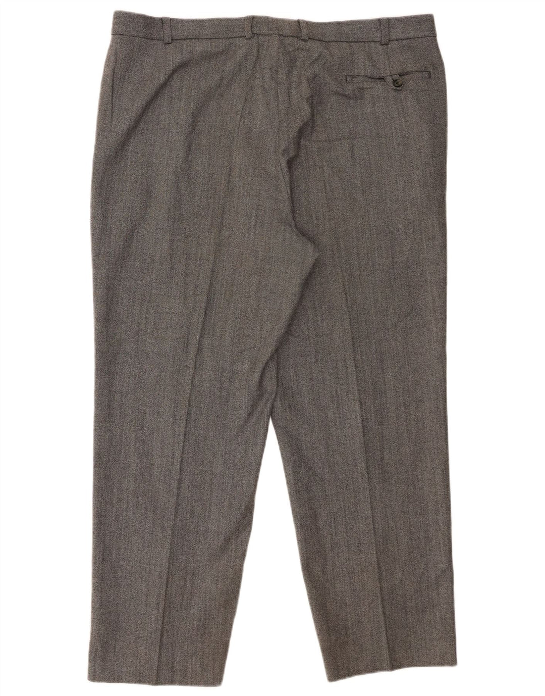 Marks & Spencer Ανδρικό παντελόνι ίσιο κοστούμι St. Michael W40 L29 Γκρι μαλλί
