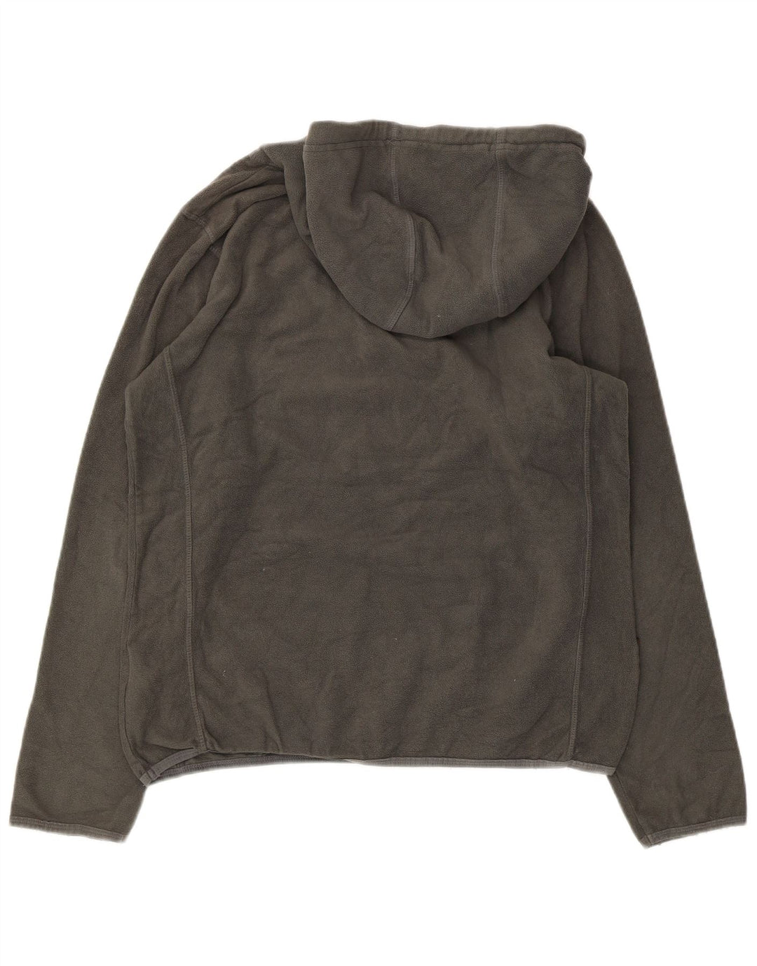 Mountain Warehouse Womens Hooded Fleece Jumper UK 14 Large Grey Polyester