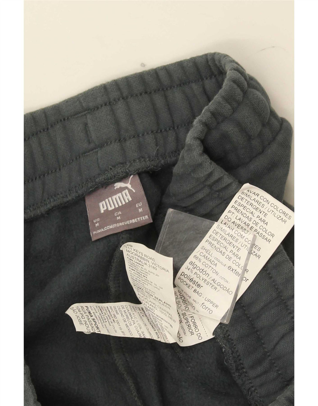 Ανδρική φόρμα Puma Παντελόνι Joggers Βαμβακερό μεσαίο πράσινο