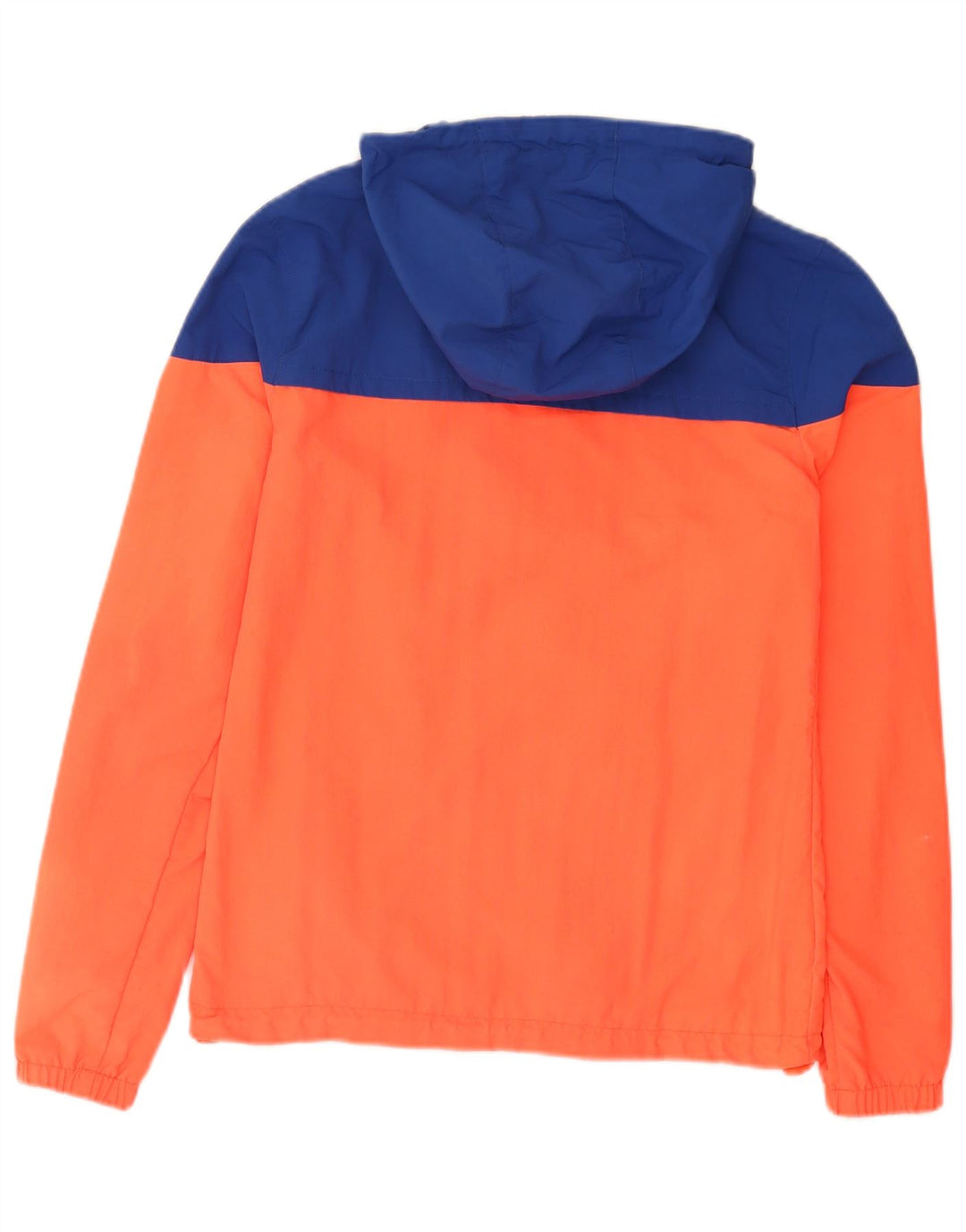 Ανδρικό μπουφάν βροχής με κουκούλα SUPERDRY UK 34 XS Orange Colourblock Nylon