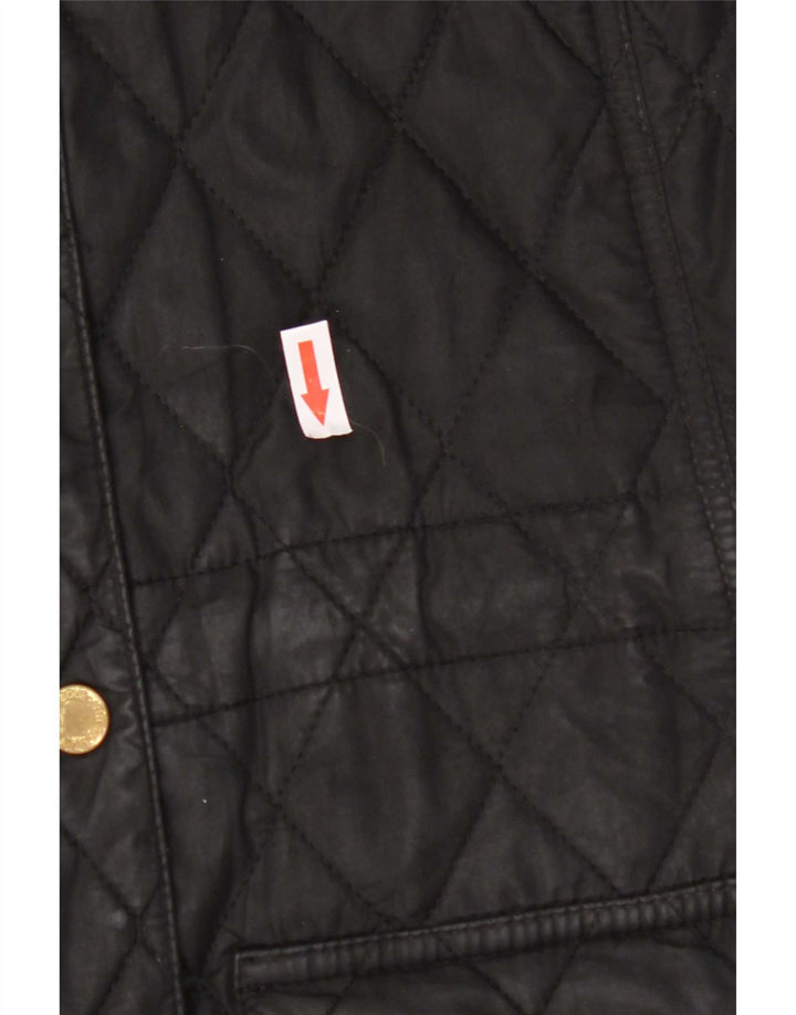 Barbour Γυναικείο Καπιτονέ Μπουφάν Parka UK 12 Μεσαίο Μαύρο