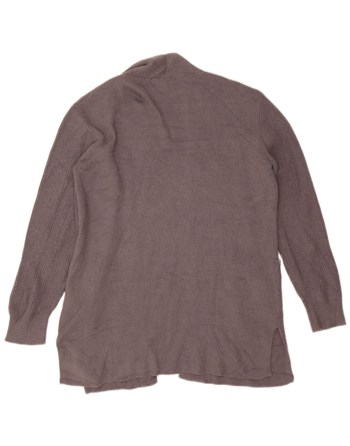 Marks & Spencer Γυναικείο Longline ανοιχτό πουλόβερ ζακέτα UK 12 Medium Grey