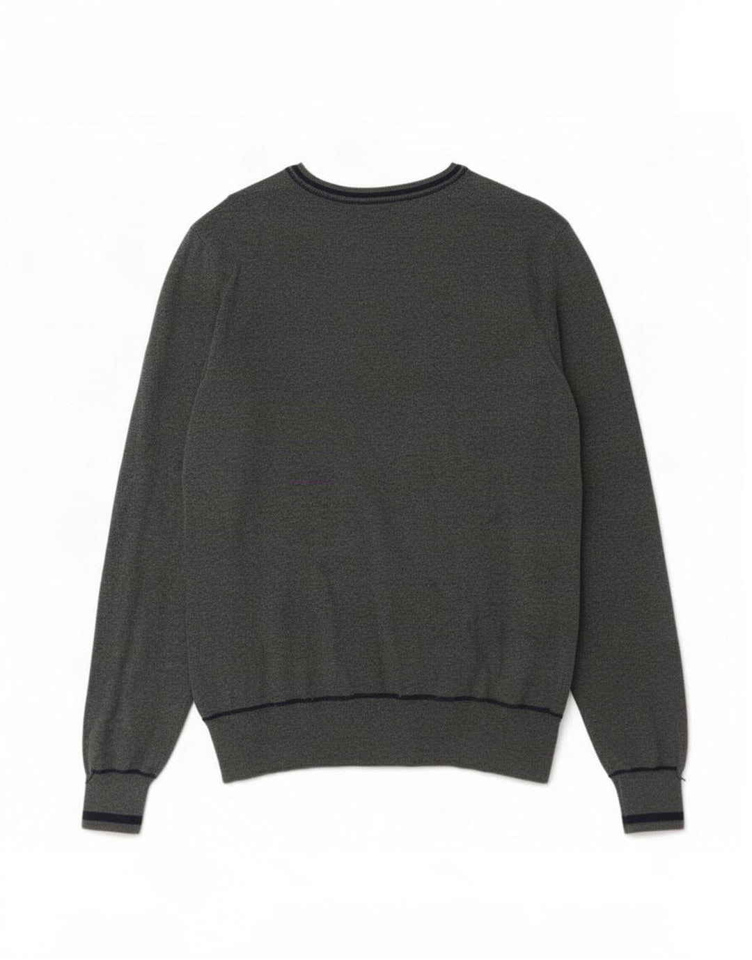 Ανδρικό πουλόβερ Zara Graphic V-Neck Jumper Medium Grey