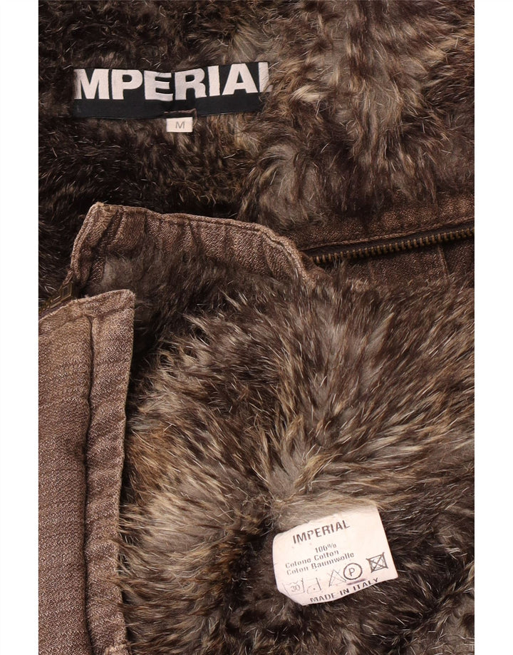 Ανδρικό μπουφάν Imperial Bomber Shearling Windbreaker UK 38 Βαμβακερό μεσαίο καφέ