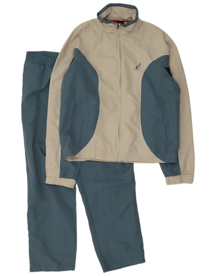 AUSTRALIAN L'ALPINA Ανδρική Ολόσωμη Φόρμα Medium Off White Colourblock