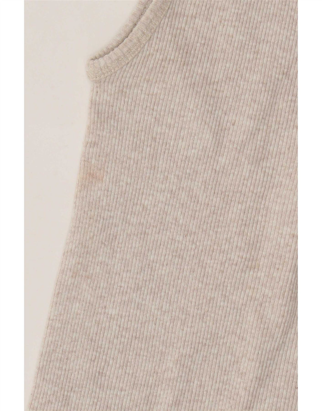 Γυναικείο γιλέκο Levi's Top UK 14 Large Beige Flecked Cotton