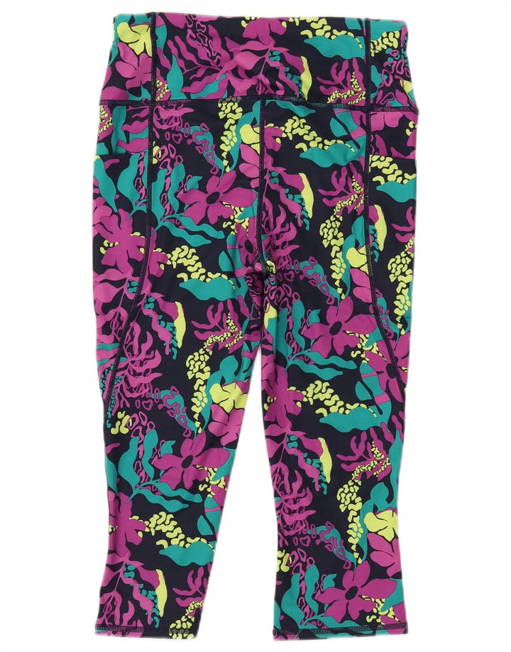 TCM Γυναικεία Κάπρι Κολάν UK 12 Μεσαίο πολύχρωμο φλοράλ πολυεστέρας