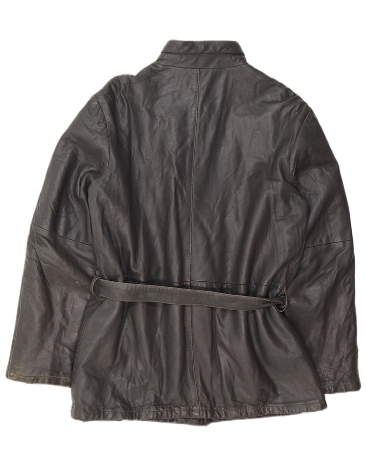 Vintage Ανδρικό Δερμάτινο Μπουφάν IT 50 Large Μαύρο Δερμάτινο