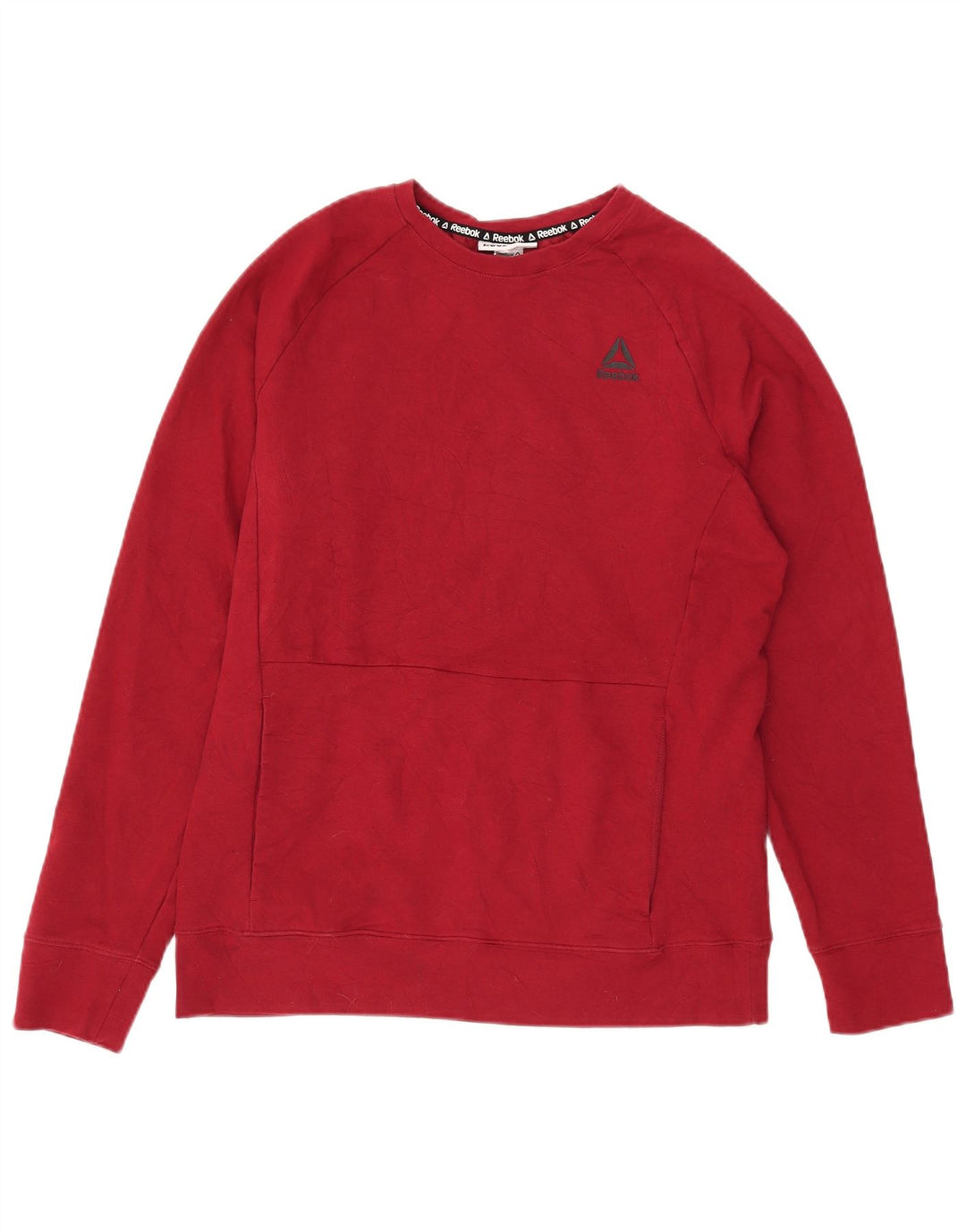 Ανδρικό φούτερ Reebok Jumper Μεσαίο κόκκινο βαμβακερό