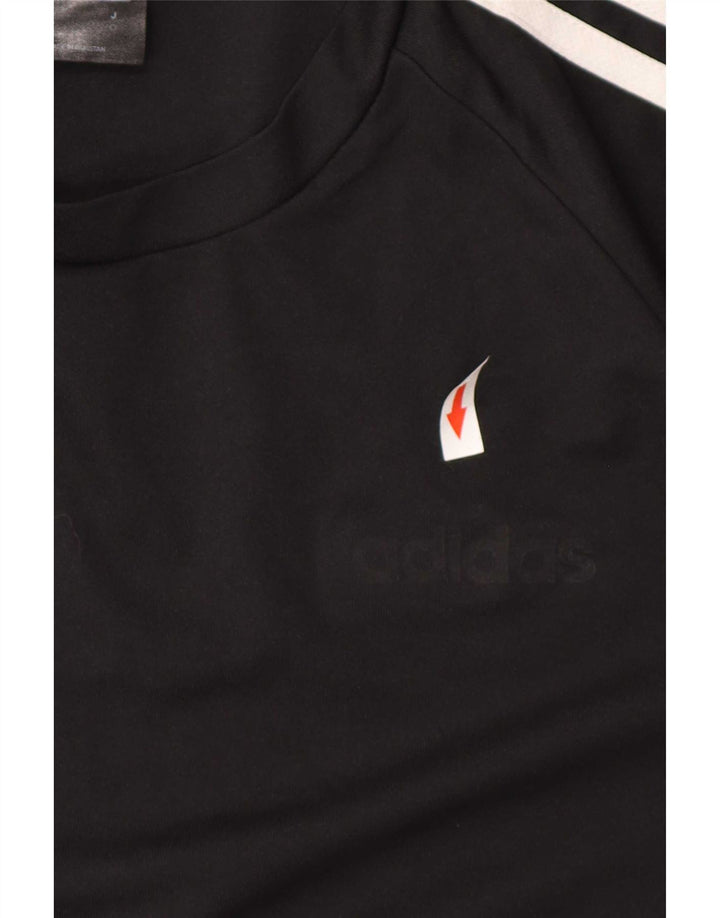 Adidas Ανδρικό T-Shirt Climalite Top Medium Black Polyester Sports