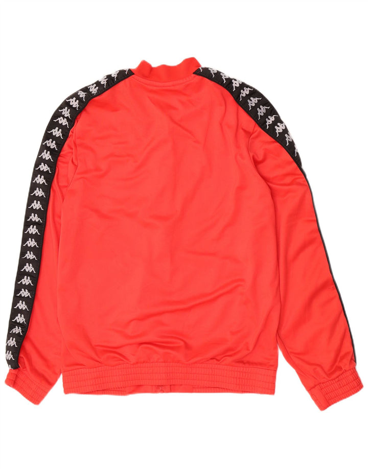 Ανδρική φόρμα γραφικής φόρμας Kappa Top Jacket μεσαίου κόκκινου χρώματος πολυεστέρας