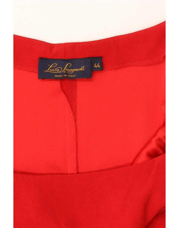 Luisa Spagnoli Γυναικεία Cami Top IT 44 Medium Red Acetate