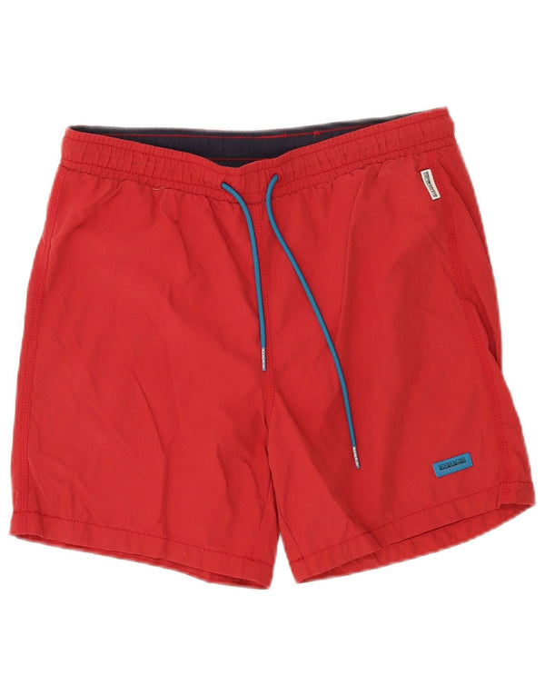 Ανδρικό σορτς Napapijri Geographic Swimming Medium Red Polyamide