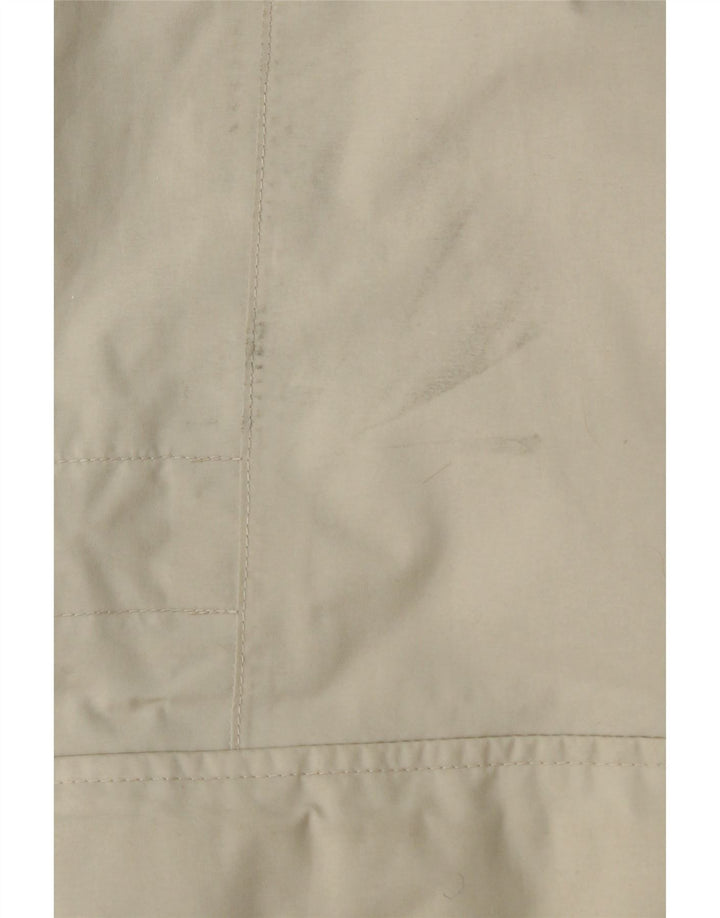 Jack Wolfskin γυναικείο μπουφάν με κουκούλα UK 8/10 Μικρό μπεζ πολυαμίδιο