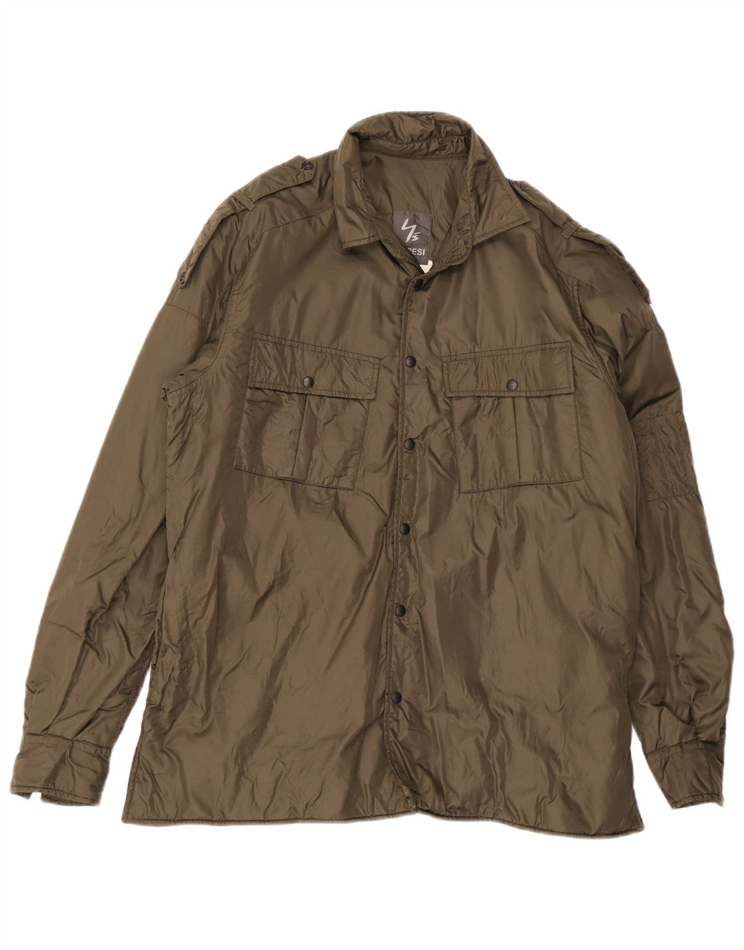 Aspesi Ανδρικό Military Jacket UK 38 Medium Khaki Nylon