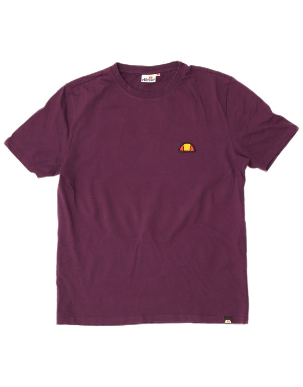 Ανδρικό T-Shirt Ellesse Top Medium Purple Βαμβακερό