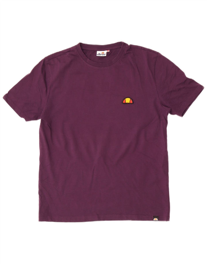 Ανδρικό T-Shirt Ellesse Top Medium Purple Βαμβακερό