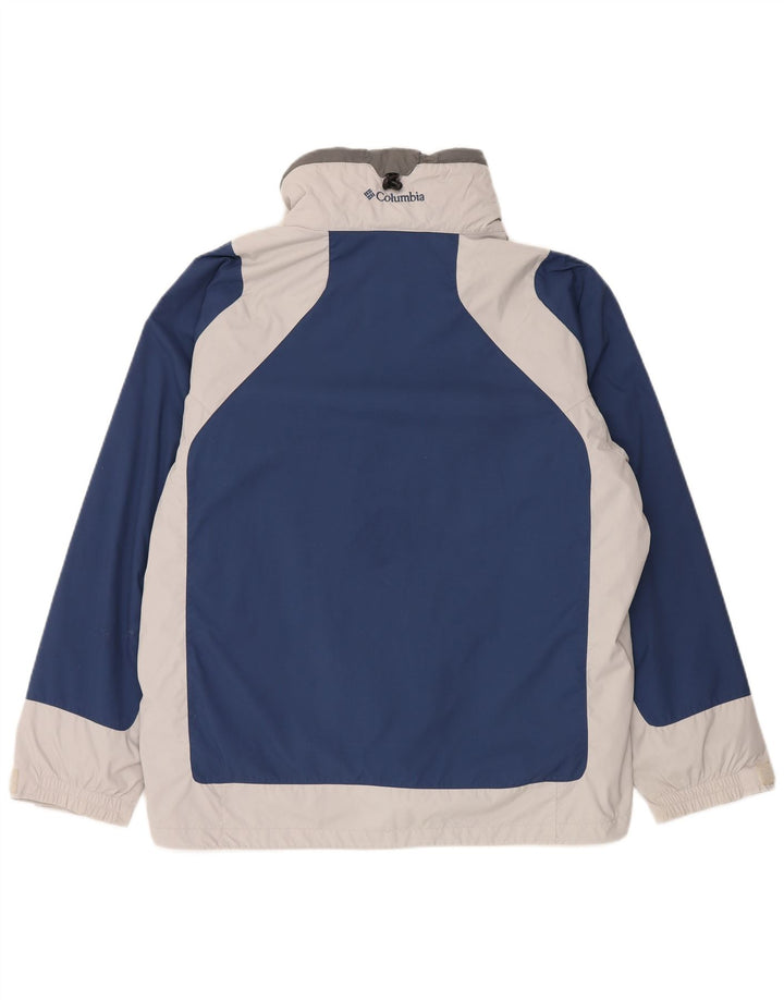 Ανδρικό τζάκετ Columbia Interchange Windbreaker UK 38 Medium Blue Colourblock