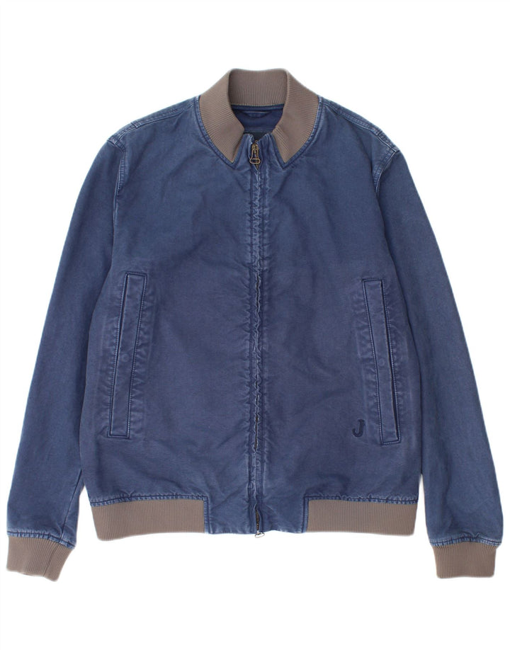 Jeckerson Ανδρικό Τζιν Μπουφάν UK 40 Large Navy Blue Cotton
