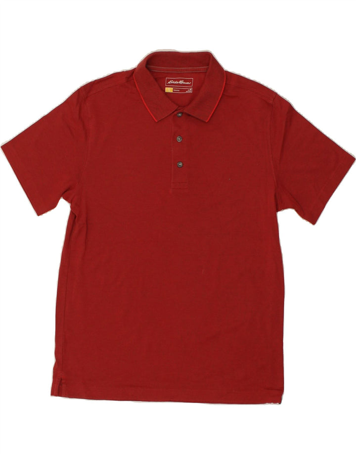 EDDIE BAUER Mens Polo Shirt Medium Red Cotton | Vintage Eddie Bauer | Thrift | Second-Hand Eddie Bauer | Used Clothing | Messina Hembry 
