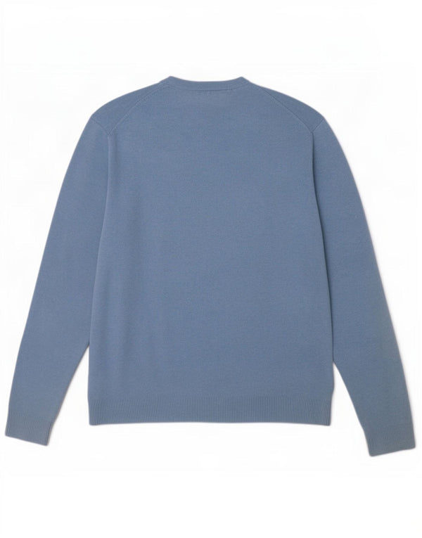 Ανδρικό πουλόβερ Tommy Hilfiger με V λαιμόκοψη 2XL Μπλε βαμβακερό