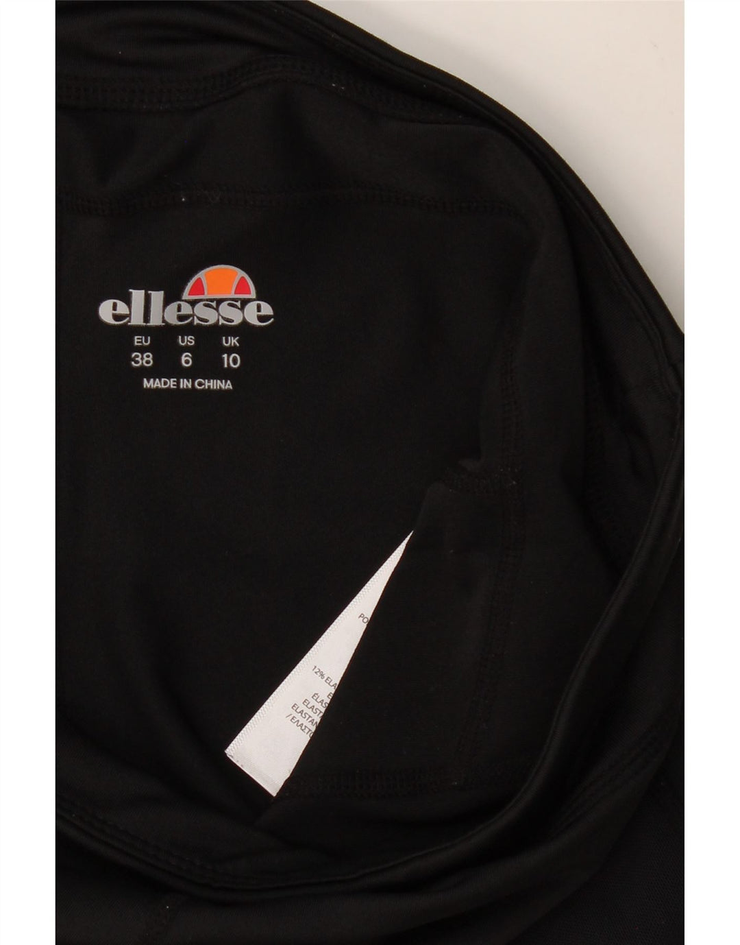 ELLESSE Γυναικεία Κάπρι Κολάν UK 10 Small Black Polyester