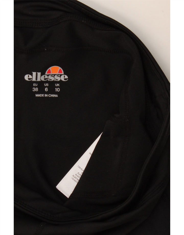 ELLESSE Γυναικεία Κάπρι Κολάν UK 10 Small Black Polyester