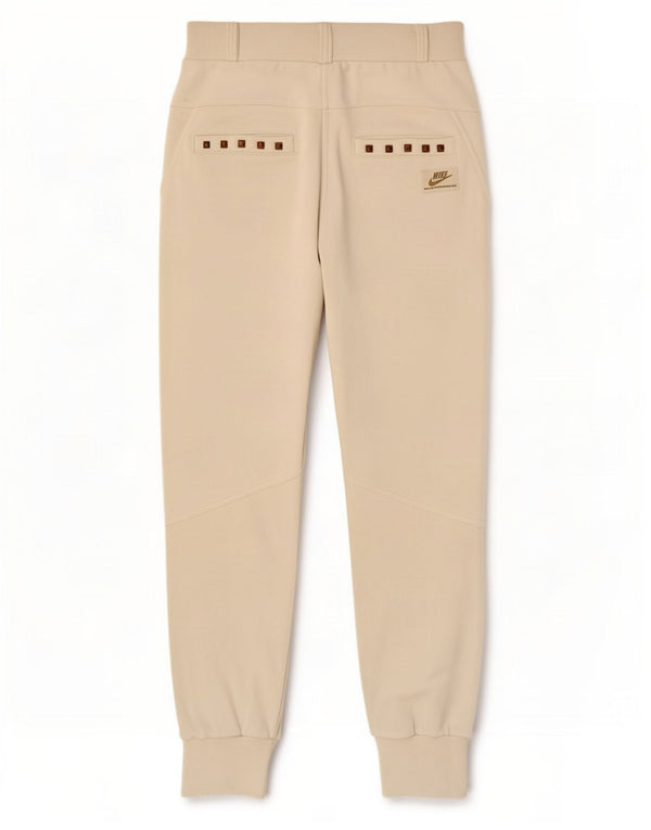 Nike Womens Joggers Chino Trousers UK 4/6 XS W26 L30 White Cotton