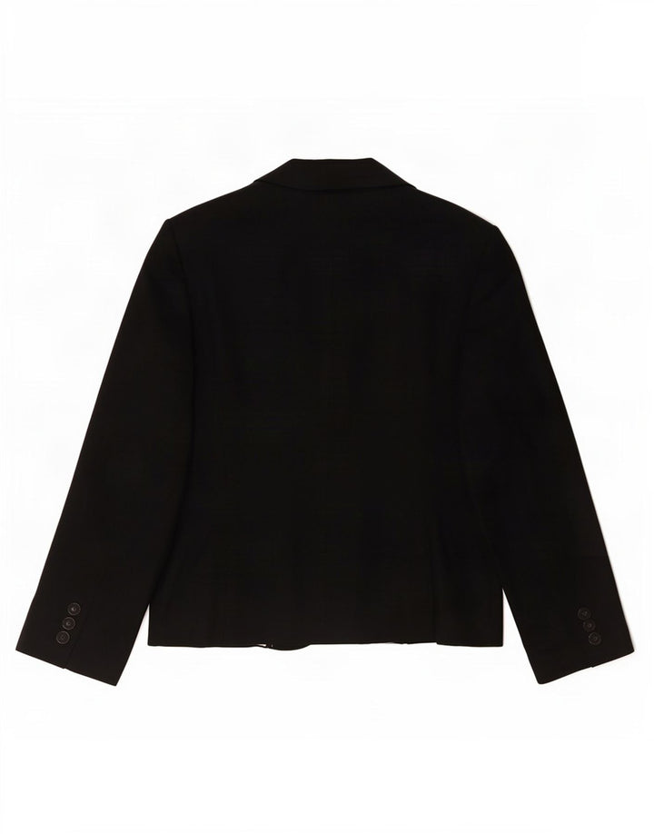 Marks & Spencer Γυναικείο Μπουφάν Blazer UK 18 XL Μαύρο Πολυεστέρας με 5 κουμπιά