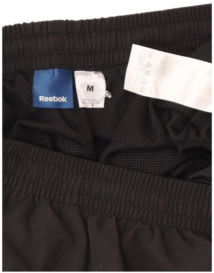 Ανδρικό σορτς κολύμβησης Reebok από μεσαίο μαύρο πολυεστέρα