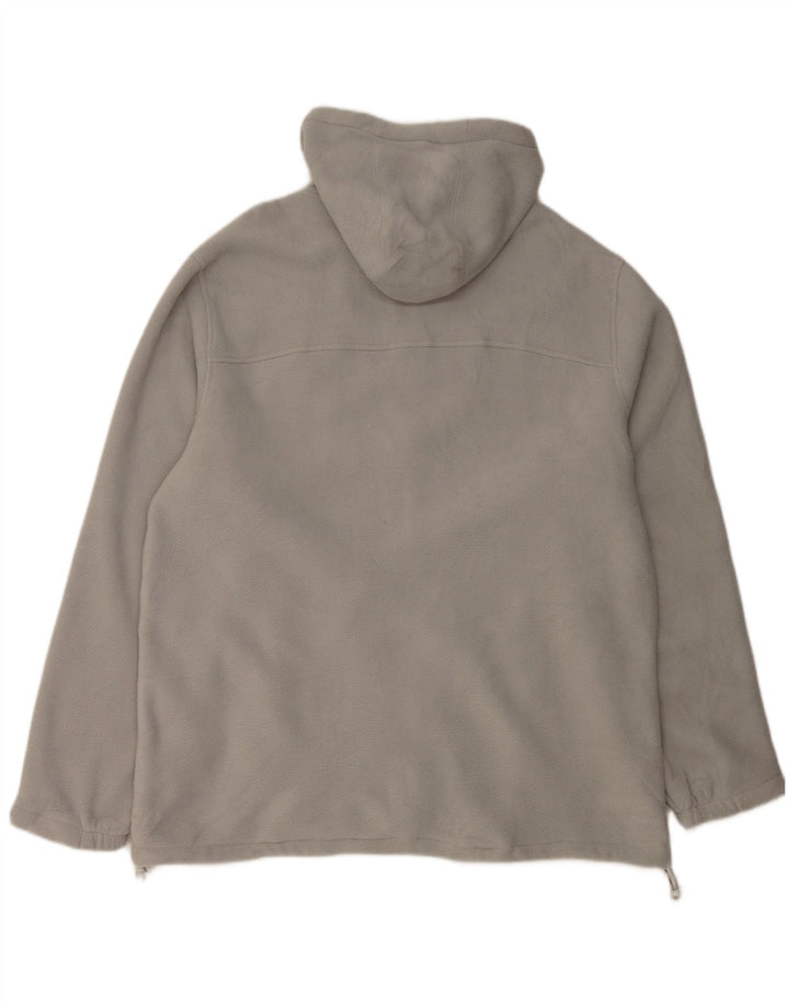 Ανδρικό μπουφάν Reebok με κουκούλα Fleece UK 42 XL Γκρι Πολυεστέρας