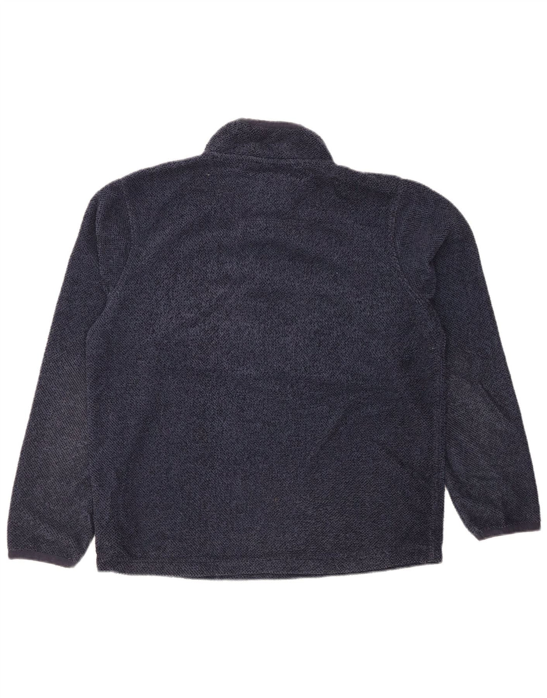 WEIRD FISH Ανδρικό φούτερ με φερμουάρ πουκάμισο μεγάλο μπλε ναυτικό πολυεστέρας