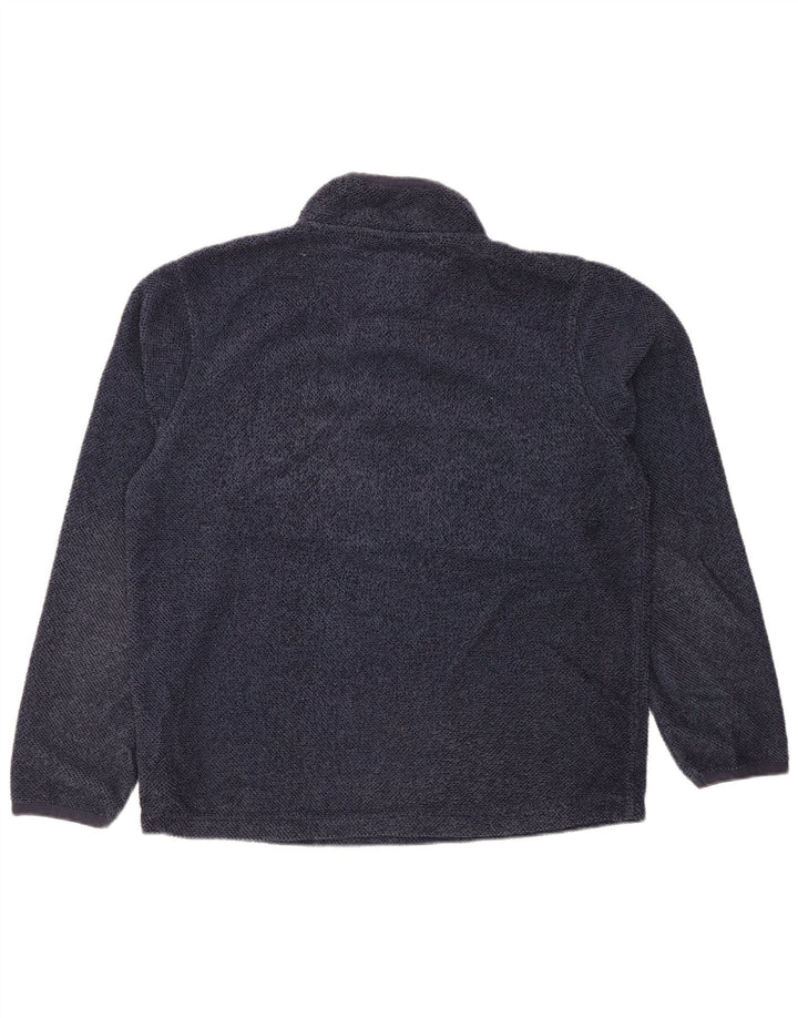 WEIRD FISH Ανδρικό φούτερ με φερμουάρ πουκάμισο μεγάλο μπλε ναυτικό πολυεστέρας