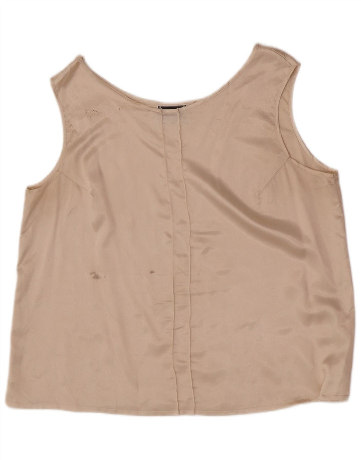 Luisa Spagnoli Γυναικείο γιλέκο Crop Top IT 42 2XL Beige Polyester