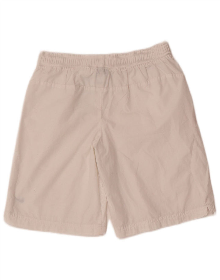 Αθλητικά σορτς Nike Boys 10-11 ετών Μεσαίο λευκό πολυεστέρα